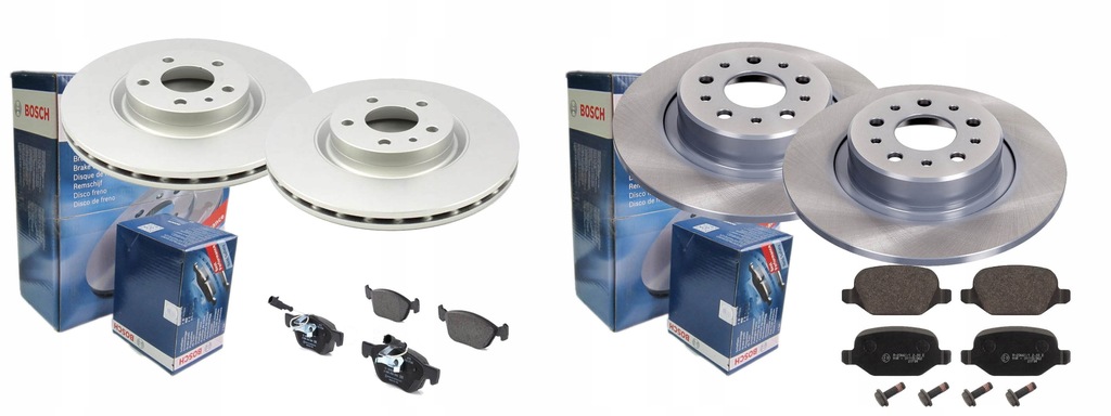 фото №1, Тормозные диски тормозные колодки p+t bosch alfa romeo 156 gt