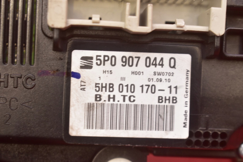 фото №7, Панель керування обдув кондиціонер 5p0907044q seat leon 2 ii lift 09-12