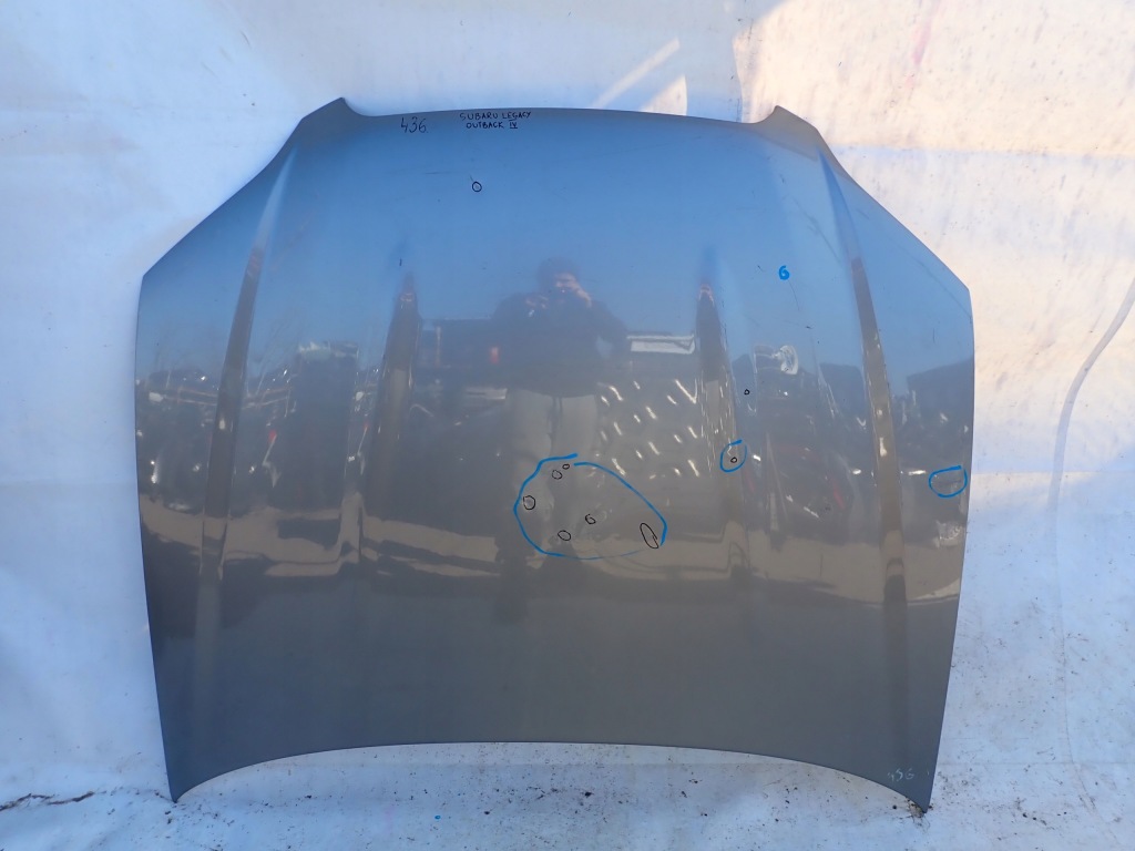 фото №1, Subaru legacy outback 03-08 капот крышка двигателя