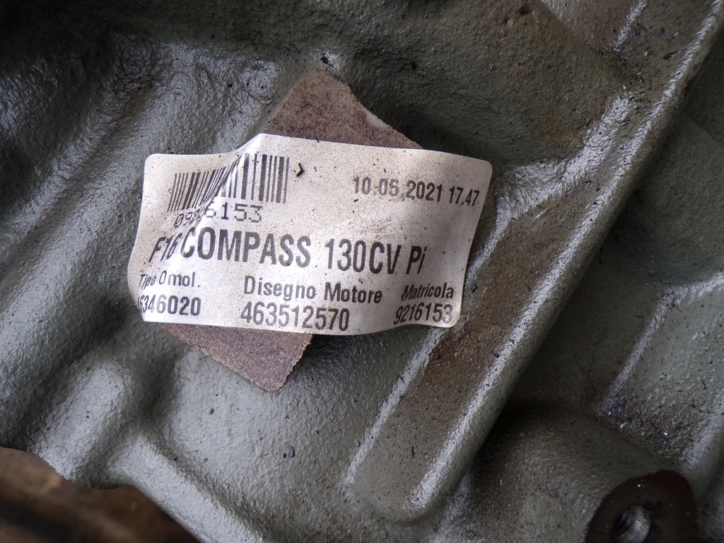 фото №7, Блок двигуна jeep compass fiat doblo iii 1.6 m-jet 55273740 46346020