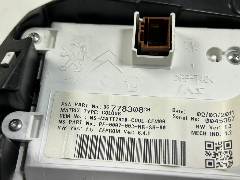 фото №7, Счетчик приборы citroen ds5 11- 1.6 thp 9677066880