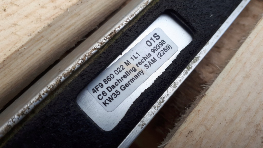 фото №13, Rs6 c6 s6 a6 рейлінги дахові лівий правий satyna 2x