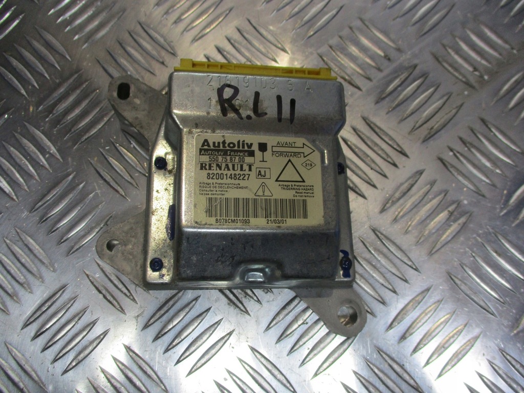 фото №1, Модуль подушка безопасности renault laguna ii 1.8 16v 8200148227