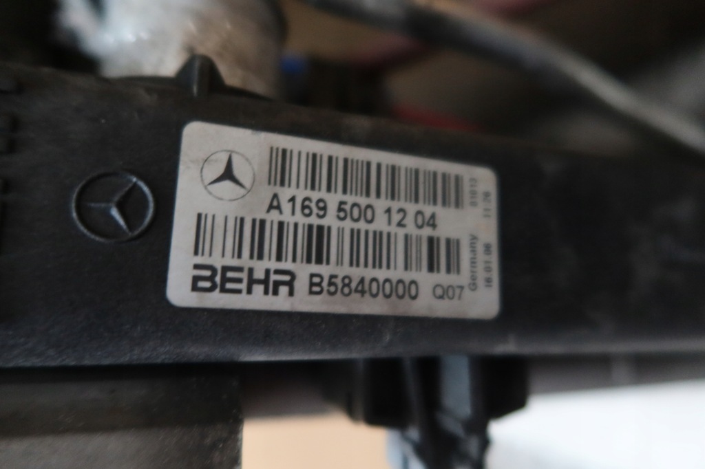 фото №14, Комплект радіатор вентилятор mercedes w169 a-klasa
