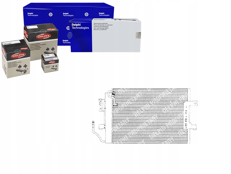 Купити Delphi tsp0225210 конденсатор, кондиціонер