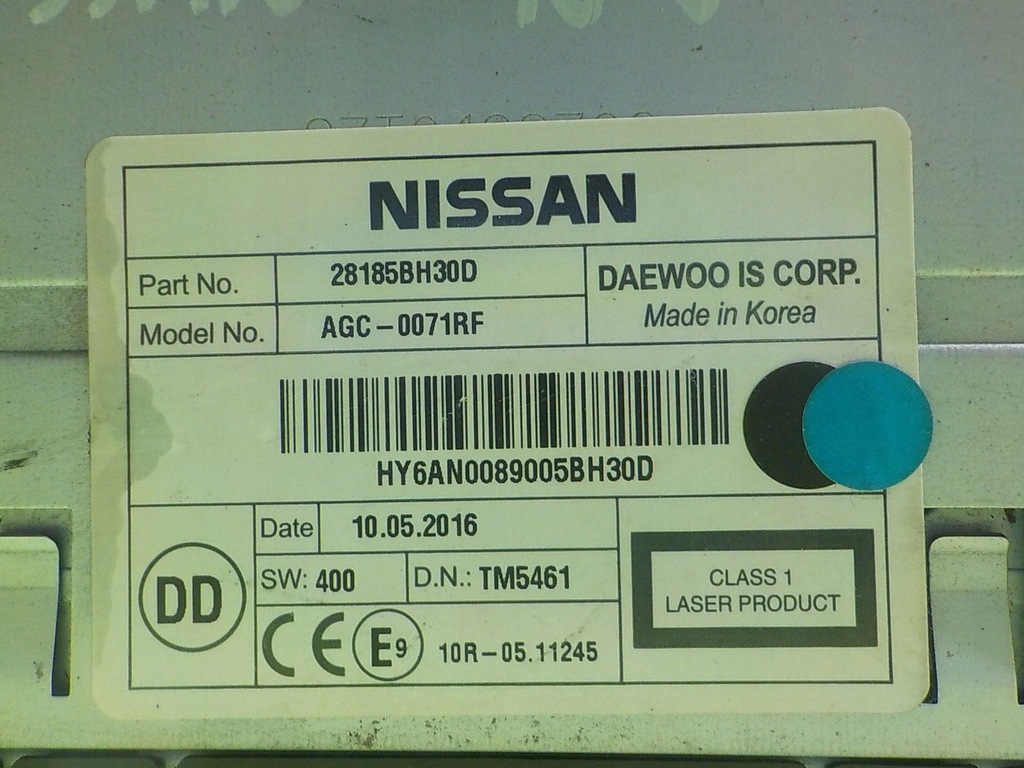 фото №6, Nissan nv200 1.5 dci 17r van радіо cd 28185bh30d