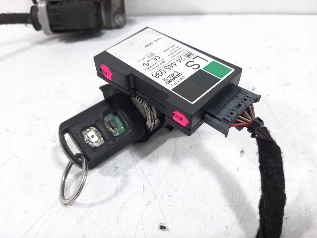 фото №14, Opel corsa c 1.2 16v 02r набір стартовий блок керування двигуна 24443796 ax