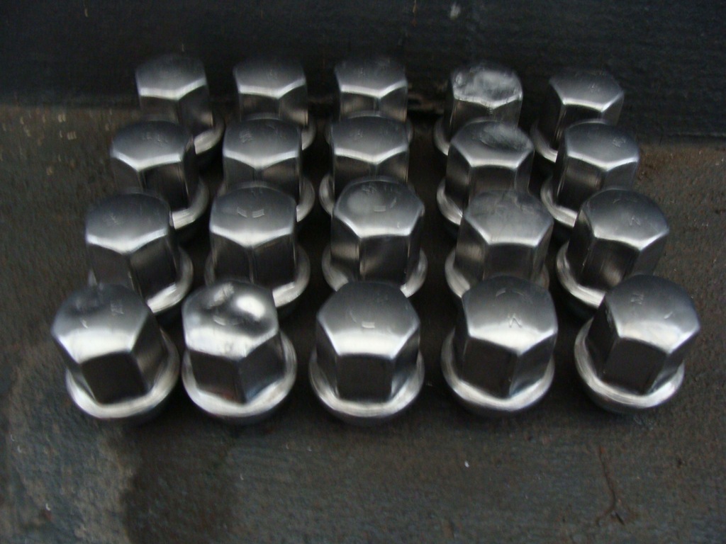 фото №1, Гайки do kół комплект 20 sztuk jeep wrangler jl rubicon gladiator