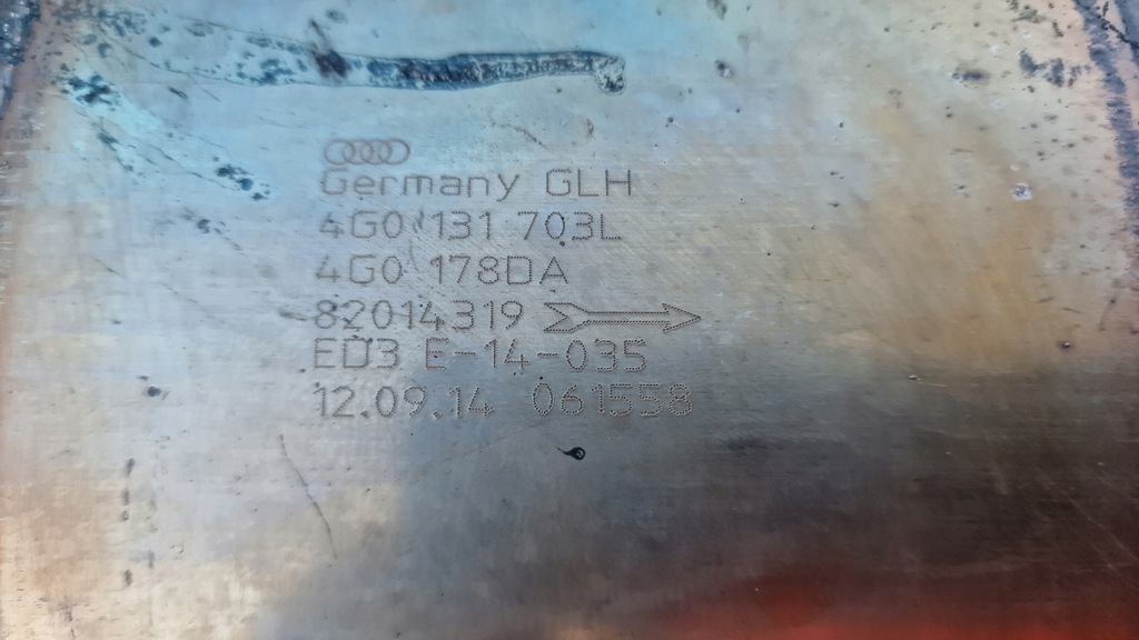 фото №5, Каталізатор dpf audi q5 sq5 a6 c7 biturbo 313km cgq 4g0131703l 4g0178da