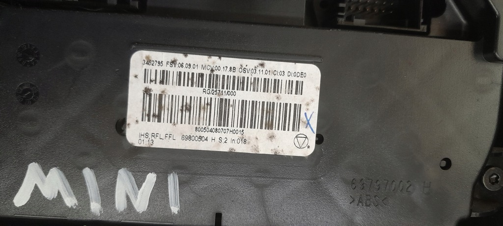 фото №3, Mini cooper r56 панель обдув кондиціонера кнопки 3452795