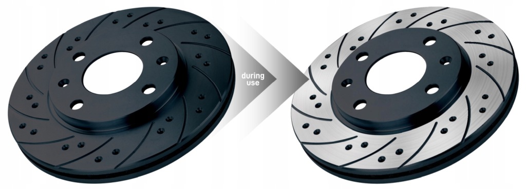 фото №4, Тормозные диски black diamond combi - honda civic vii type r ep3 перед 300mm