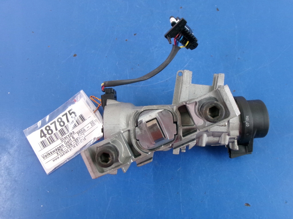 фото №7, Vw golf 6 vi plus замок запалювання 1k0905851b ключ +вкладка+ ручка la7t