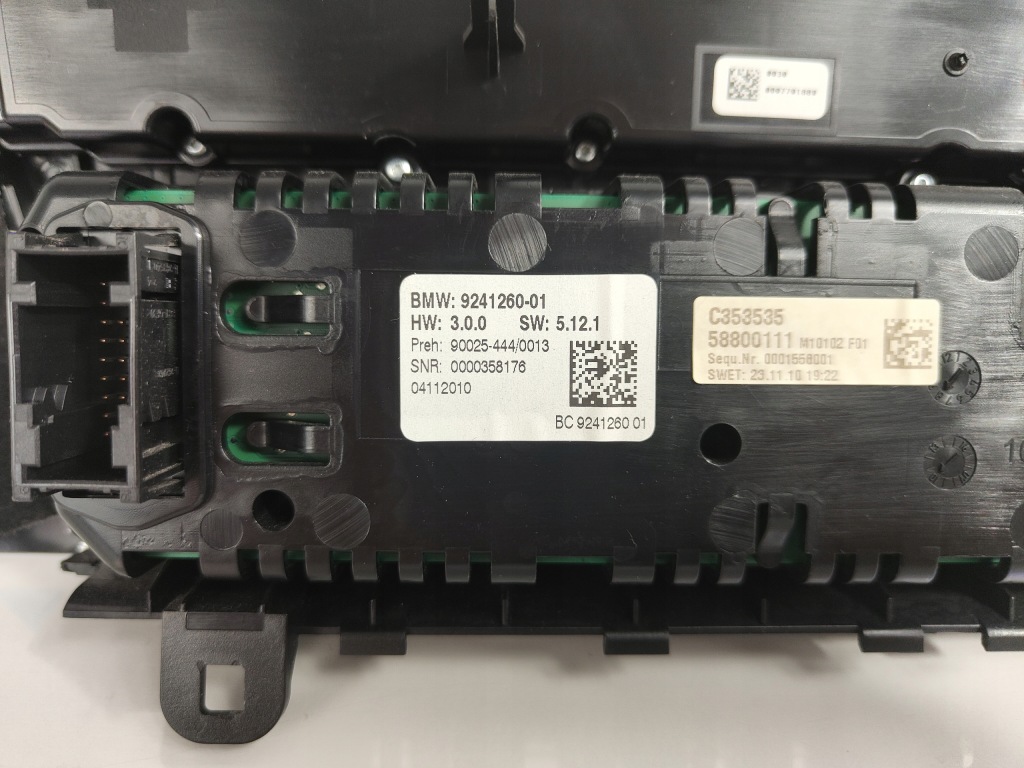 фото №8, Bmw f07 5 gt панель обдув кондиціонера радіо ceramika 9241260