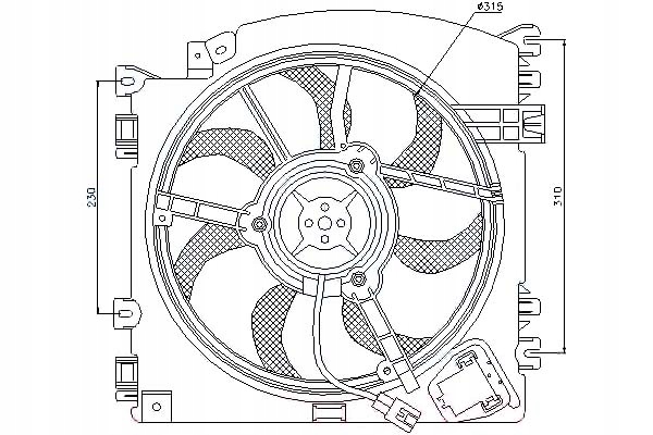 фото №8, Вентилятор радіатор. 85598/nis