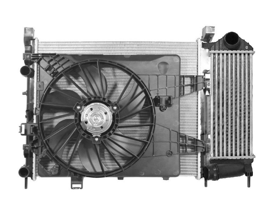 фото №1, Комплект радіатор вентилятор renault kangoo 49cm