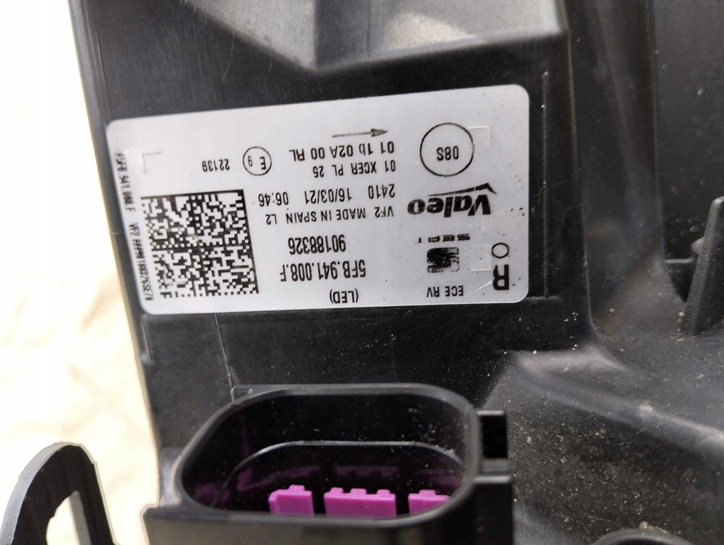 фото №7, Лампи перед seat leon 4 5fb941007f 5fb941008f