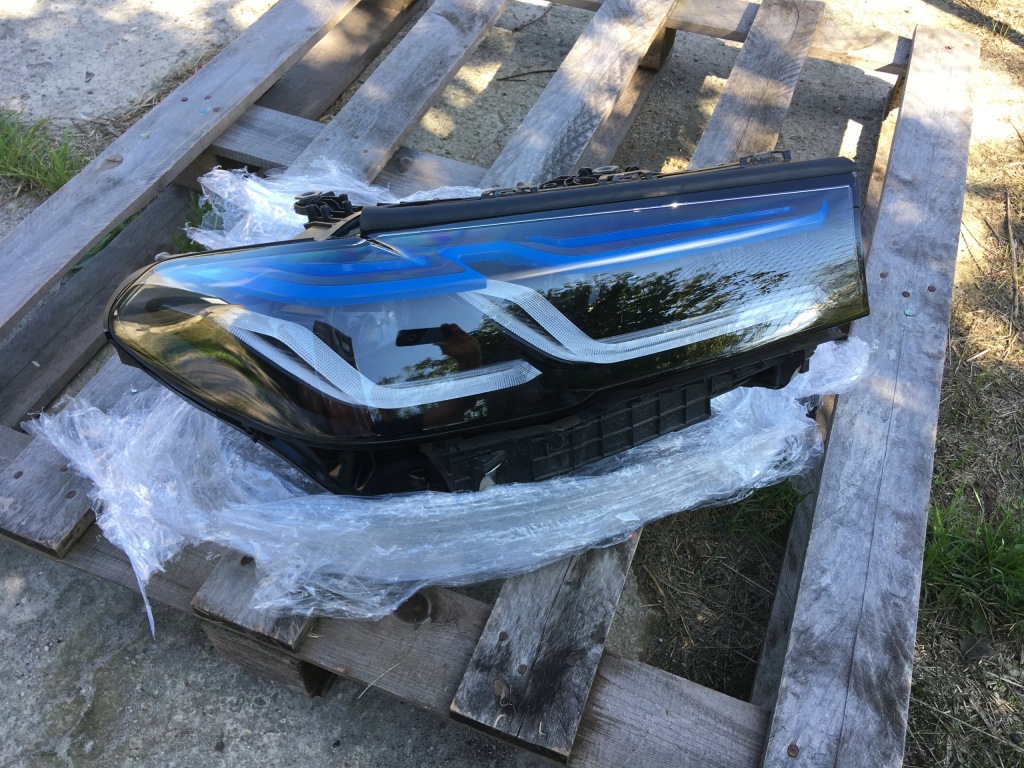 фото №11, Bmw 5 g30 g31 m5 f90 lci капот бампер pas крила лампа laser black shadow