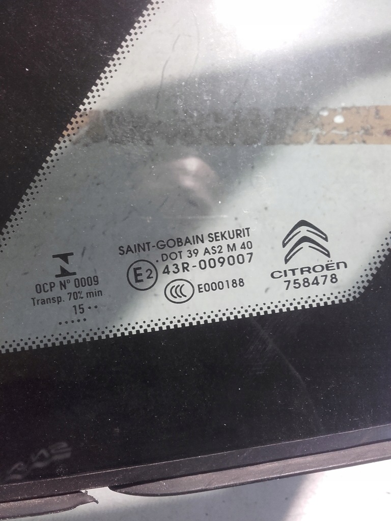 фото №5, Citroen c4 picasso ii стекло правая задняя