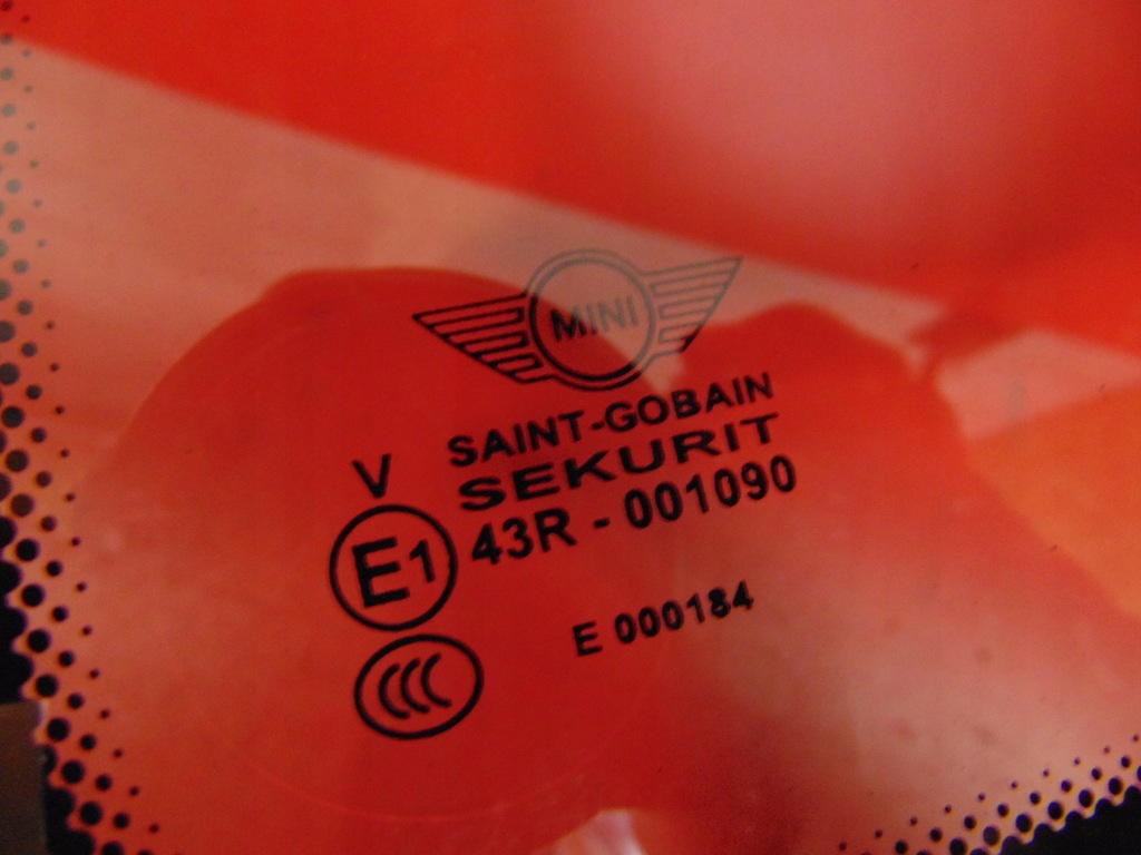 фото №7, Mini cooper s r53 r50 стекло кузовная левая задняя задняя