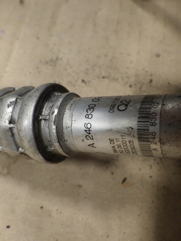 фото №7, Mercedes w246 1.8cdi шланг кондиционера