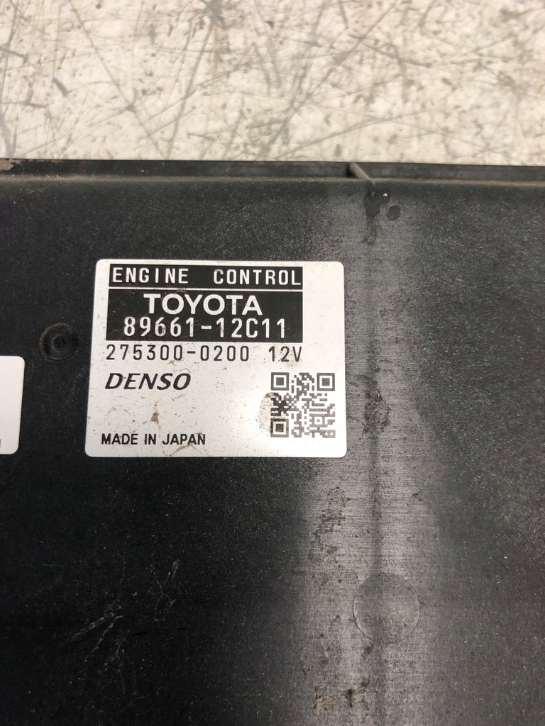 фото №5, Бортовой компьютер двигателя toyota auris i 89661-12c11