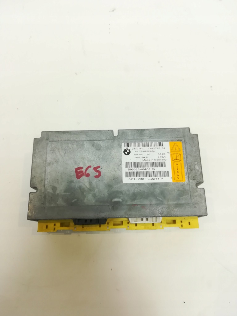 фото №1, Модуль датчик подушек подушка безопасности bmw e65 6922464