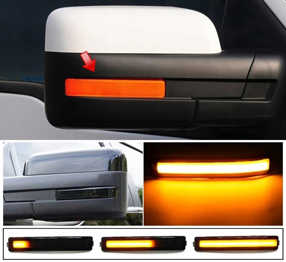 фото №2, Набір led поворотник дзеркало ford f150 2009-2014 svt raptor