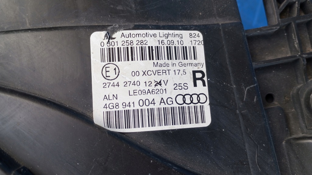фото №13, Лампа фара правий перед 4g8941004ag audi a7 ксенон eu поворотний