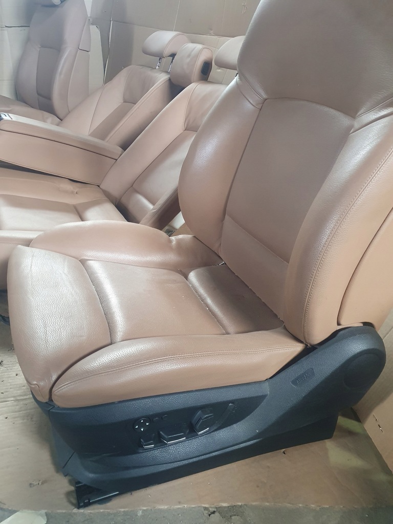 фото №8, Сиденья заднее сиденье обшивки bmw f01 bmw 7 коричневые europa