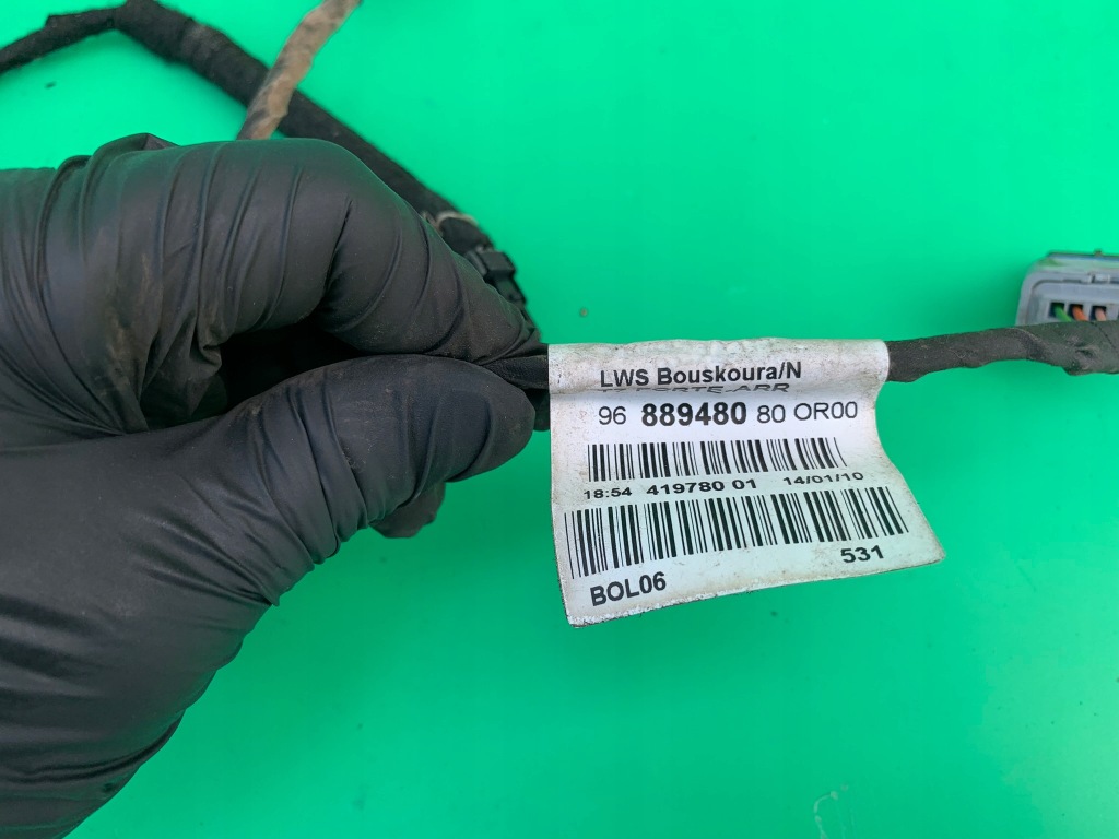 фото №9, Джгут двері лівий задня peugeot 308 i t7 07- eu hb