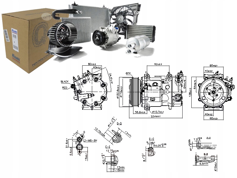 фото №1, Компрессор кондиционера citroen berlingo berlingo multispace berlingo
