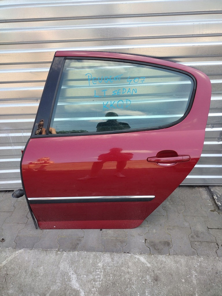 фото №1, Двері лівий задня peugeot 407 kkqd sedan