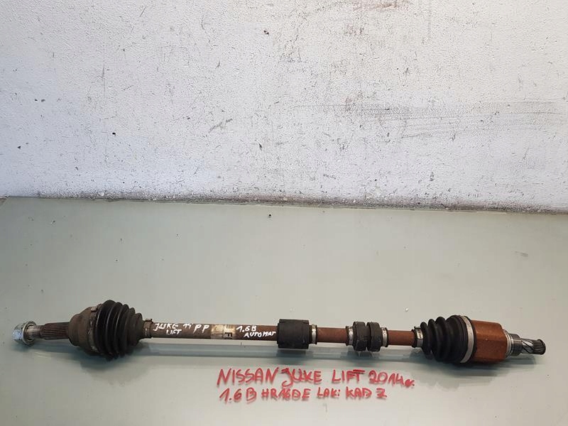 фото №1, Приводной вал правая автоматическая коробка передач nissan juke i 1.6