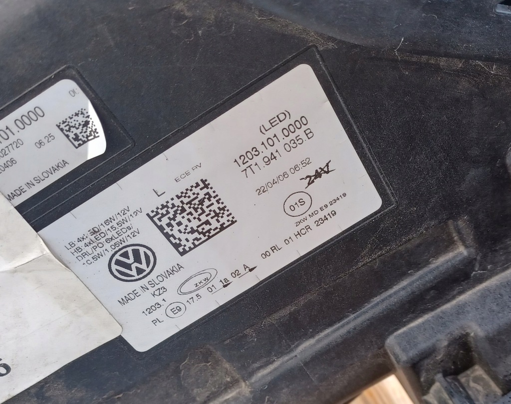 фото №8, Vw multivan transporter t7 7t1 7t1941036b 7t1941035b europa