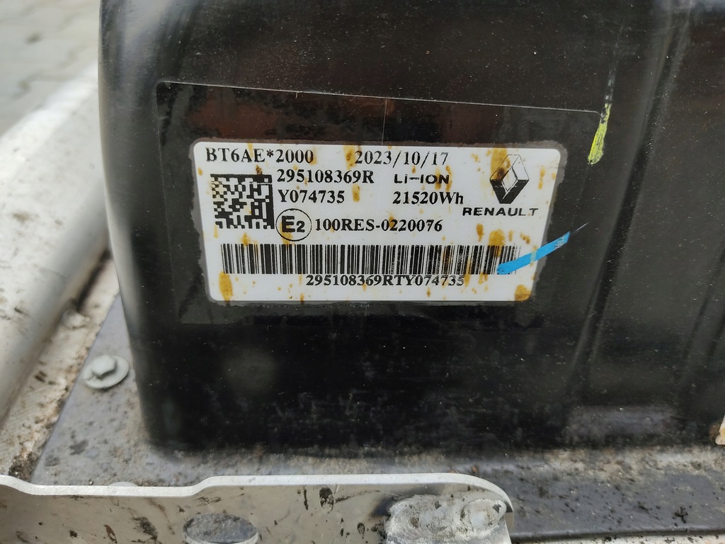 фото №7, Акумулятор акумулятор renault twingo e-tech iii ze 295108369r 21,5 kwh 2020-24