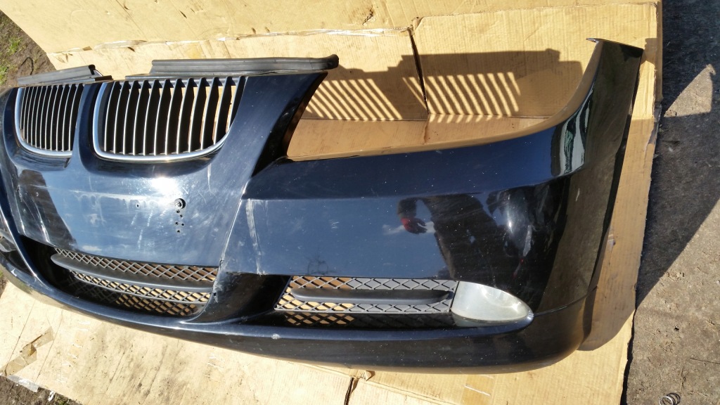 фото №7, Бампер передний bmw 3 e90 e91 04-08 schwarz