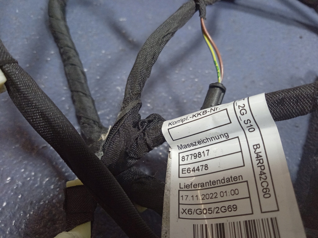 фото №8, Bmw x5 g05 жгут дверь задних правый задняя 8779817