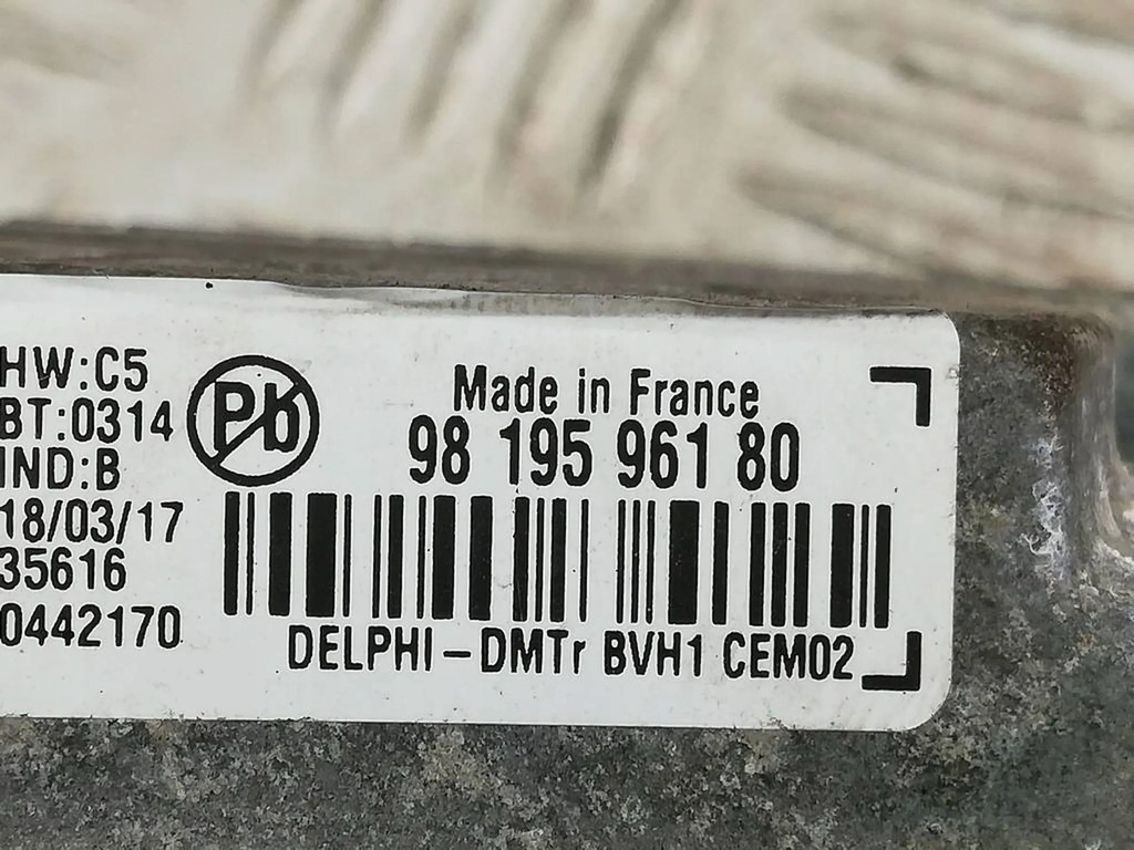 фото №3, Модуль запуск стоп citroen c3 iii 9819596180