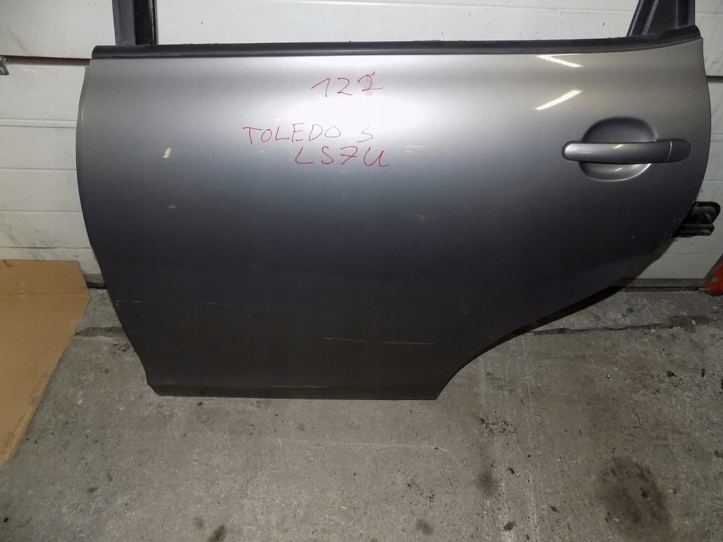 фото №1, Seat toledo iii 3 04- ls7u дверь левый задняя