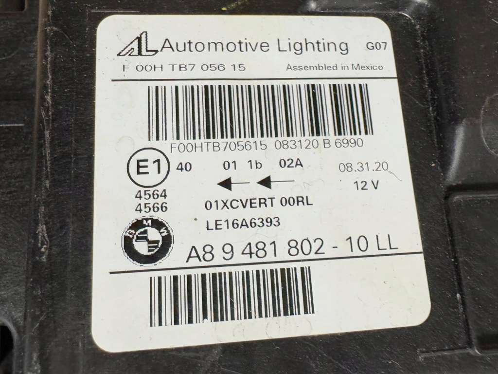 фото №11, Bmw x7 g07 лампа права перед передня laser 9481802-10