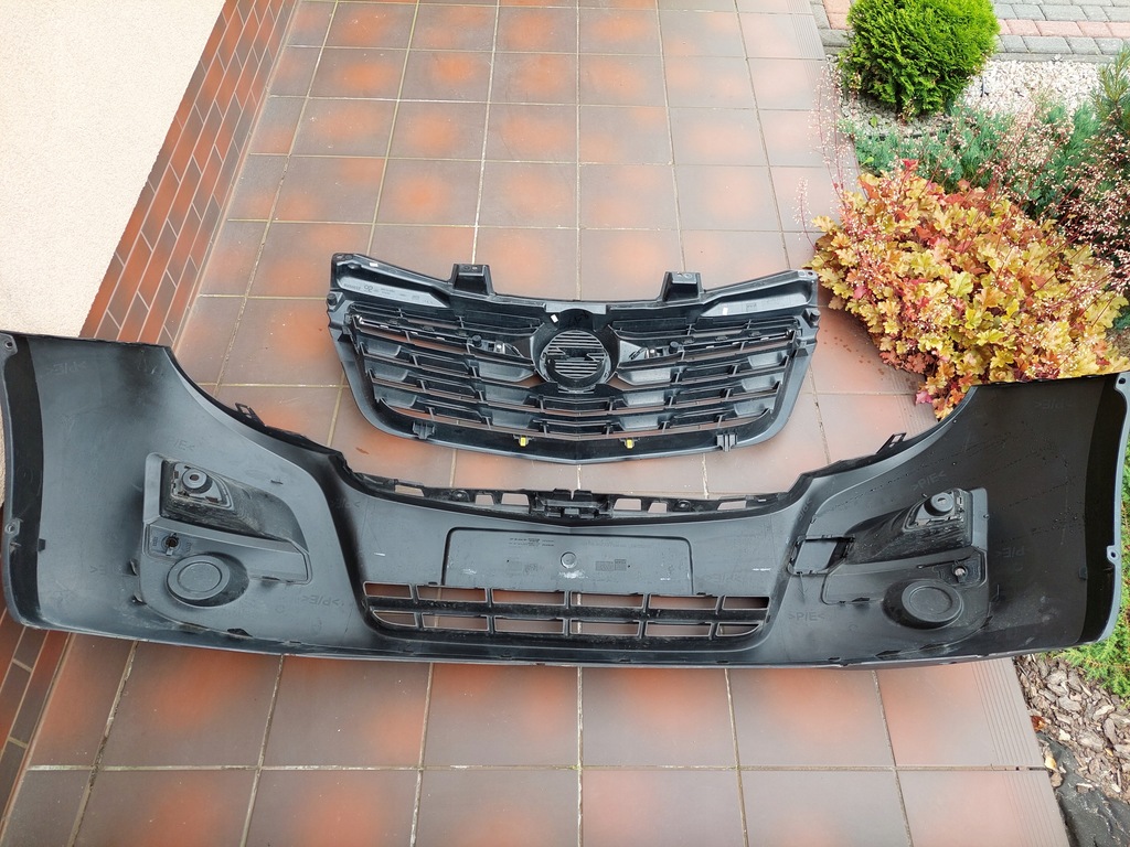 фото №10, Бампер перед - решётка радиатора - opel movano b - lift - 2019