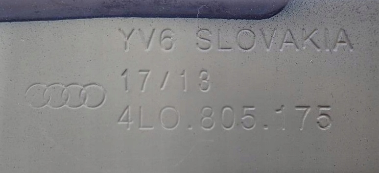 фото №7, Кронштейн крыла левый lx5q audi q7 4l 4l0805157b