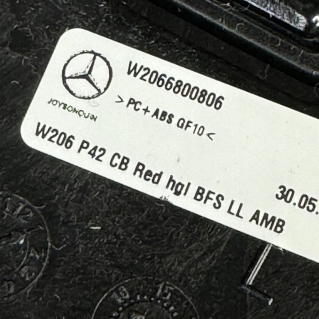 фото №14, Mercedes c w206 cle w236 amg c63 f1 performance карбон dekor накладки декоративные