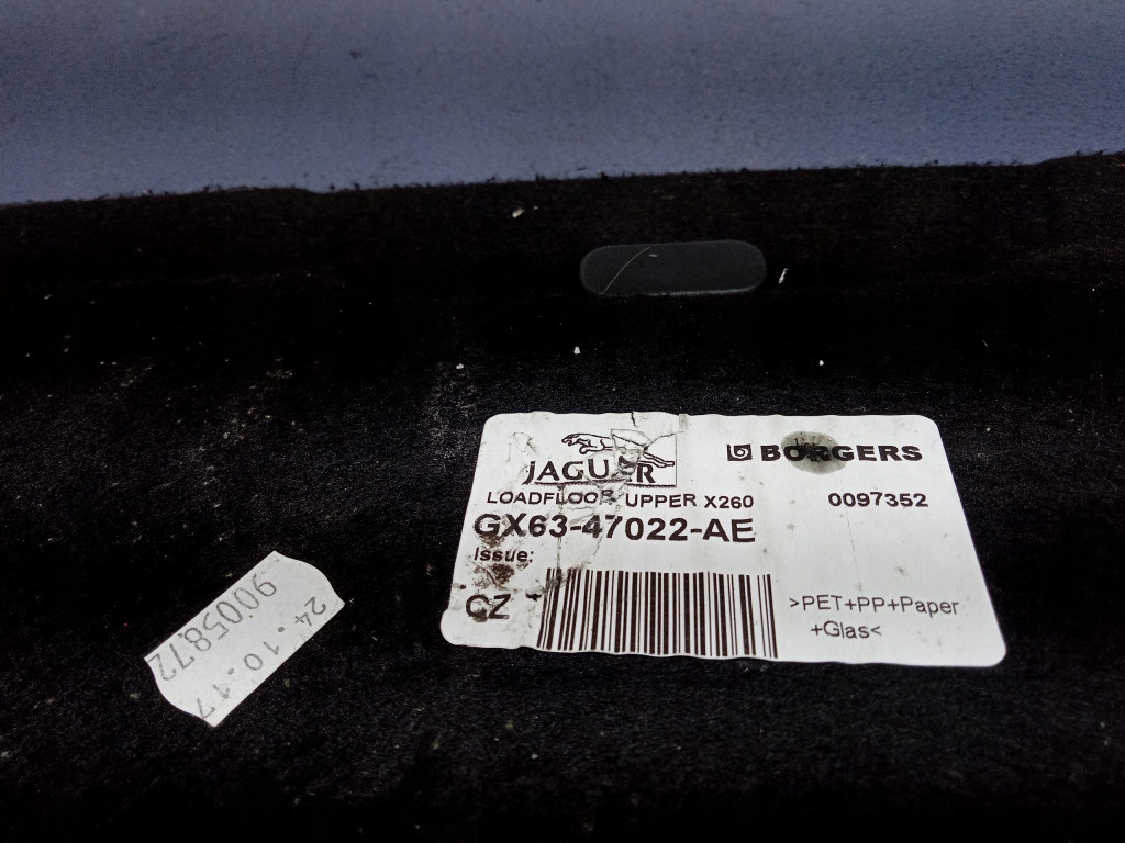 фото №5, Jaguar xf ii x260 sedan пол обшивка багажника gx63-47022-ae