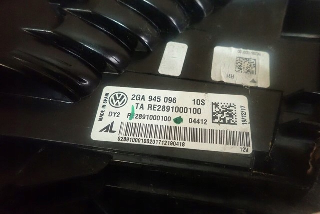 фото №5, Лампа правая задняя задняя vw t roc t-roc led 2ga945096