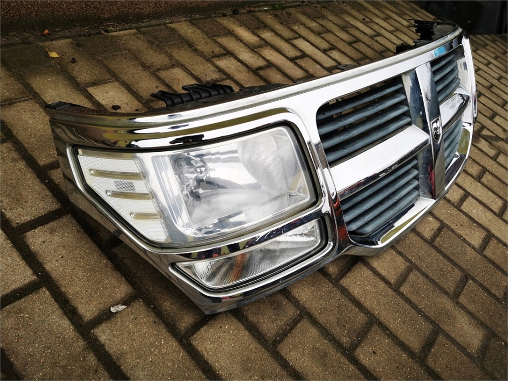 фото №4, Dodge nitro решітка радіатора решітка радіатора рамка хром лампи демонтаж