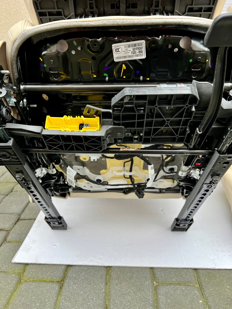 фото №11, Bmw x3 g01 сидіння шкіра сидіння заднє сидіння обшивки тунель середина m-pakiet