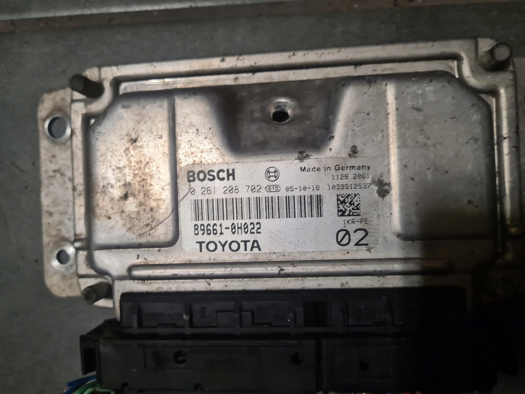 фото №8, Бортовой компьютер двигателя 89661-0h022 citroen c1 aygo 107