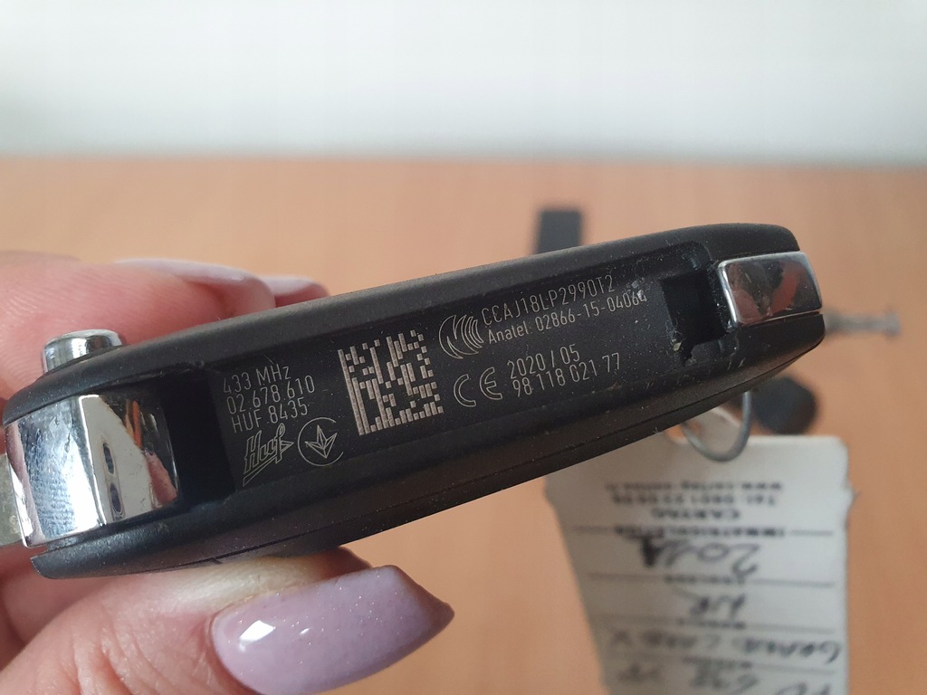 фото №8, Колонка кермова хрестовина замок запалювання ключ 9820460277 opel grandland x