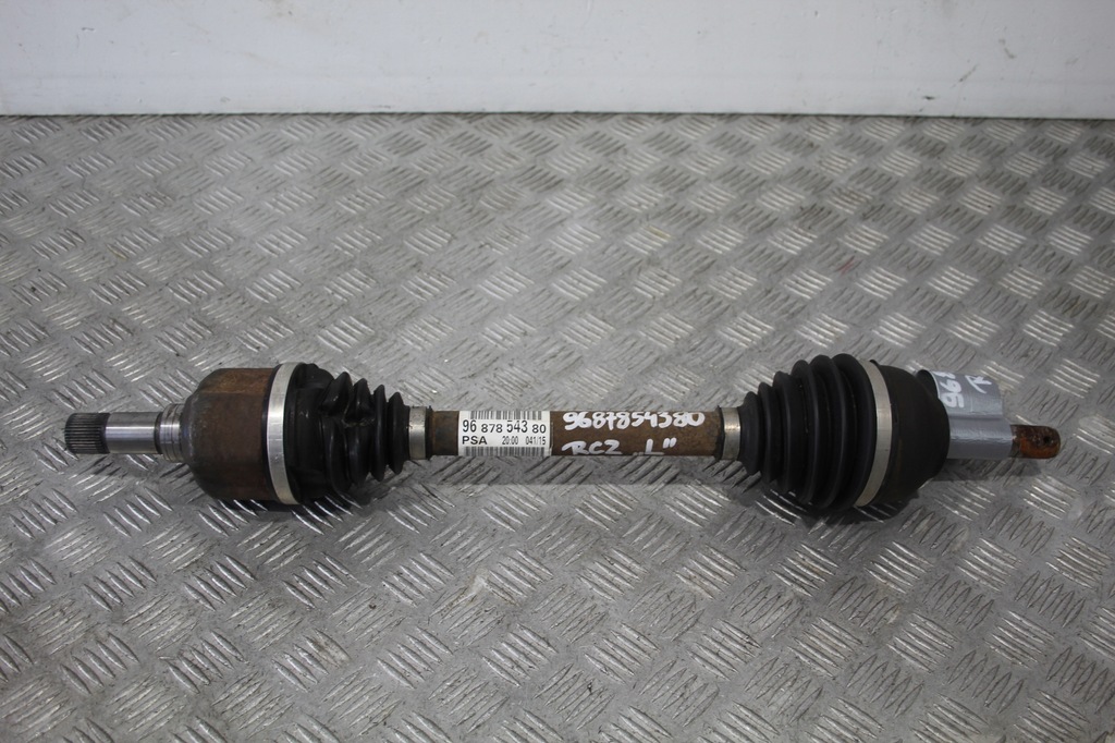 фото №1, Приводной вал левый перед peugeot rcz lift 9687854380